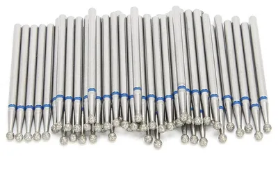 Produktbild von Nagelfräser Aufsätze 50 STK Kugel 2,35mm Emery-Material