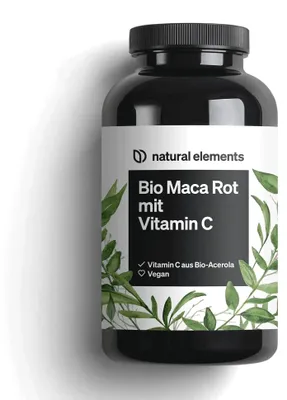 Produktbild von Maca Rot Kapseln - 180 Kapseln_für 1 Monat