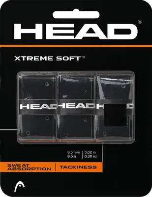 Produktbild von HEAD Overgrip Xtreme Soft Schwarz 3er Pack