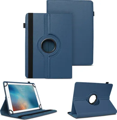 Produktbild von Tablet Hülle für Apple iPad 2025 Schutzhülle Tasche Case Cover 360 Grad DrehbarFarben:Blau