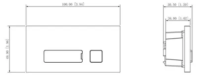 Image de DAHUA DHI-VTO4202FB-MB1 - Ein-Tasten-Modul - Schwarz