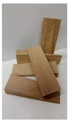 Produktbild von 8 große Hartholzkeile 180x60x22mm Eiche