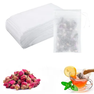 Teebeutel für losen Tee, Vliesstoff, 80 g, 18x12x2 cm