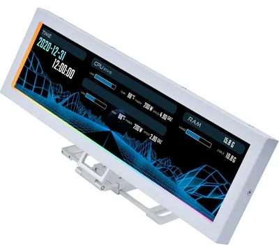 Produktbild von Lian Li SM088W, Universal, Anzeige, Weiß, 5 V, 237 mm, 73 mm