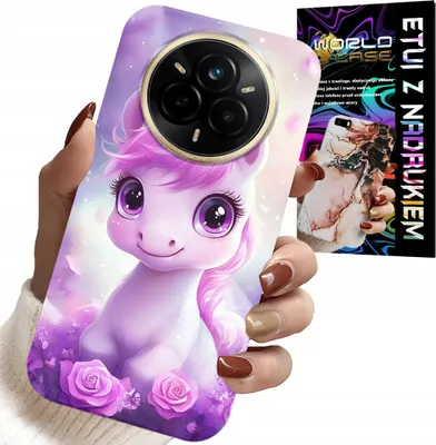 Zdjęcie produktu dla Etui Do Realme 14 Pro+ 5G - Słodki Jednorożec, Wzory Dla Dzieci Case