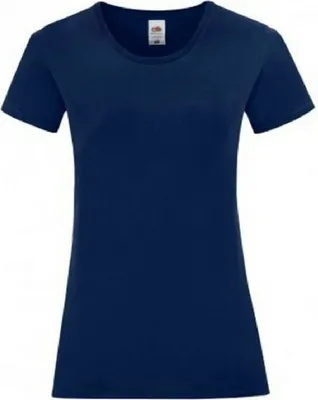 Produktbild von Fruit of the Loom - "Iconic 150" T-Shirt für Damen BC4777 (2XL) (Marineblau)