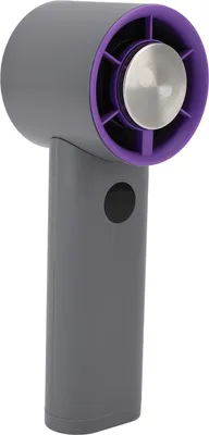 Produktbild von Tragbarer kleiner Ventilator, kabelloser Hochgeschwindigkeits-Windkraft-Kühlhandventilator für den Außenbereich, Grau, Lila