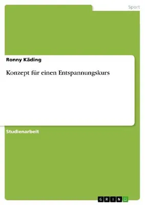 Produktbild von Konzept für einen Entspannungskurs