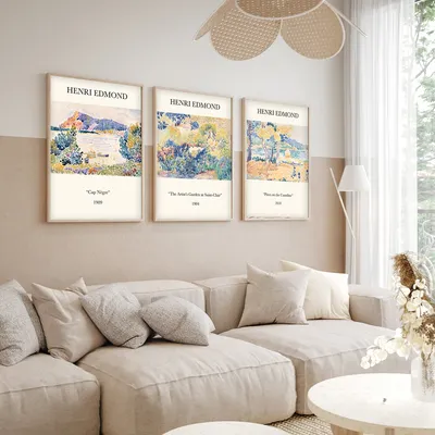 Produktbild von Wallity, Elegantes Dekoratives Wandbild (3 Teile), 30 x 40 cm | 100% MDF (3 mm) mit 100% Massivholzrahmen (2 cm) | Perfekt für modernes Wohnen und stilvolle Akzente.