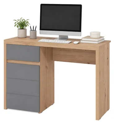 Produktbild von Anholt - Schreibtisch, 98x47x74h cm Eiche Braun, eine Schublade