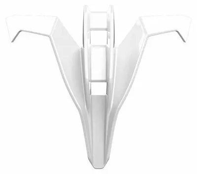 Image de Cache pour menton d'entrée d'air en blanc brillant pour le casque Airoh Twist 3