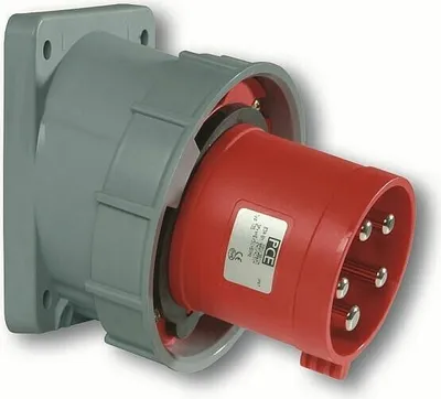 Produktbild von PCE CEE-Anbaugerätestecker schräg 63A 5p 6h IP67 Power Twist
