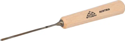 Immagine prodotto di Scalpello STUBAI Serie 52 - forma 71 | rettificato su un lato 2 mm, con manico in legno, per superfici lisce, per preforo, intaglio e intaglio a rilievo, per lavorazioni precise del legno
