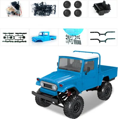 Produktbild von 1:12 Simulieren Sie RC Car Modeling Toy (ohne Elektronik) blau