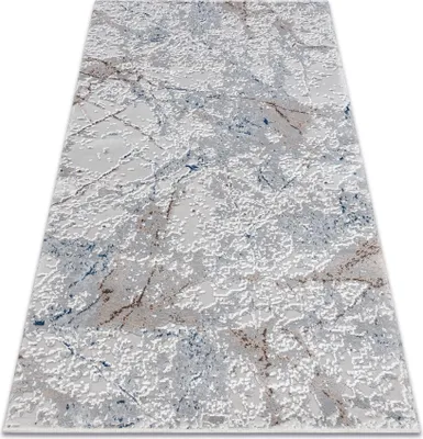 Zdjęcie produktu dla Dywan AKRYL VALS 0073 Marmur  / kość słoniowa szary 80x250 cm