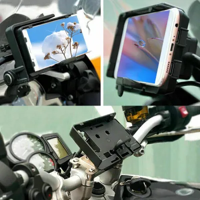 Obrázok produktu pre Držiak telefónu na motocykel, držiak navigácie, nabíjací kábel, vhodný pre R1200GS LC Adventure 2014-2017