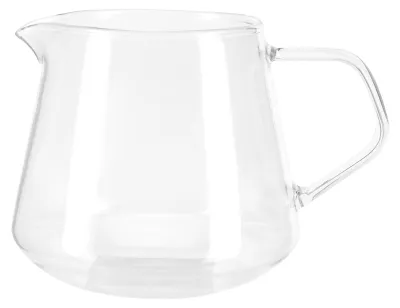 Glasbecher mit Henkel 400 ml für Kaffee, Tee & Milch