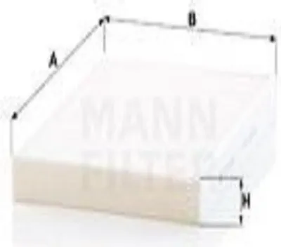 Image de Filtre d'habitacle MANN-FILTER CU 31 003