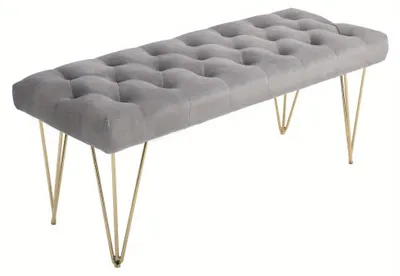 Produktbild von Schuhbank – Schuhschrank – Aufbewahrungsbank – Halbank – Sitzbank – Samtbezug – 116 x 44,5 x 49 cm