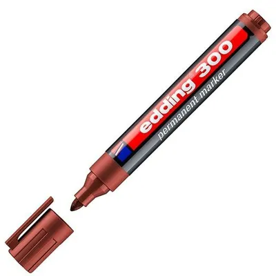 Produktbild von Dauermarker Edding 300 Braun (10 Stück)