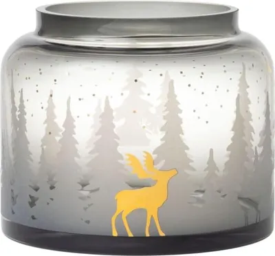 Produktbild von Räder Wintervase Waldlandschaft D.19cm, H.15,5cm