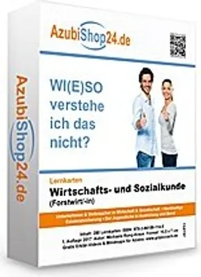 Zdjęcie produktu dla Lernkarten Wiso Forstwirt Wirtschafts- und Sozialkunde Forstwirt Prüfungsvorbereitung Wiso Prüfung