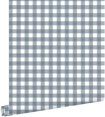 Obrázok produktu pre ESTAhome tapeta károvaný vzor modrá 50 x 900 cm