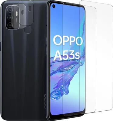 Immagine prodotto di Vetro blindato per OPPO A53 / A53s pellicola protettiva 2x fotocamera pellicola protettiva in vetro 2x pellicola blindata