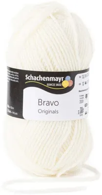 Immagine prodotto di Schachenmayr Bravo, 50 g di filati per maglieria a mano color ecru