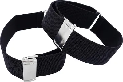 Produktbild von axy® 1 Paar Herren Hemd Ärmelhalter - Hülsenhalter - Ärmelband - elastisch und größenverstellbar-Schwarz