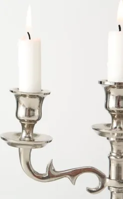 Produktbild von 8er Set, tolle im Vintage-Stil klassische Stabkerzen im Landhauslook. Farbe ' GRAU TAUPE '. Ideale Kandelaber Länge, 2 cm Durchmesser, Höhe 20 cm, Hoher Neidfaktor.