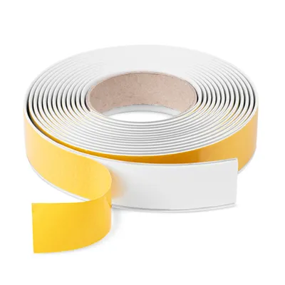 Zdjęcie produktu dla QUEST Listwa progowa 35 mm, 5m, samoprzylepna taśma dylatacyjna PCV, biały