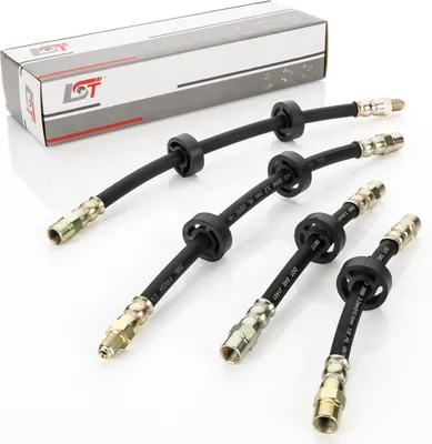 Produktbild von 4x Bremsschlauch Bremsleitung Vorderachse Hinterachse für AUDI 50 86
