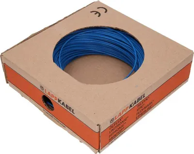 Immagine prodotto di 10 metri Lapp 4520023 H07V-K 4 mm² blu I Cavo di cablaggio I Cavo flessibile I PVC a filo singolo I Treccia 4 mm² I Cablaggio