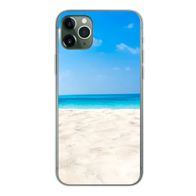 Produktbild von MuchoWow® Handyhülle Schutzhülle Hülle für iPhone 11 Pro Max Strand - Meer - Sand Silikon Softcase Handy Hülle - Schutz