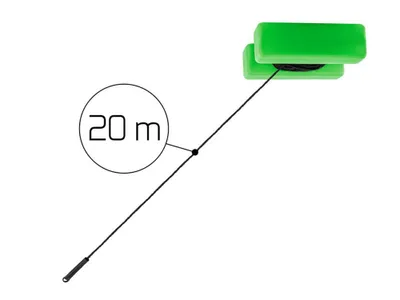 Productafbeelding van Mystique® Biothane afvoersnoer, 16 mm, met HS messing karabijnhaak, kleur: bordeauxrood, lengte: 5 meter