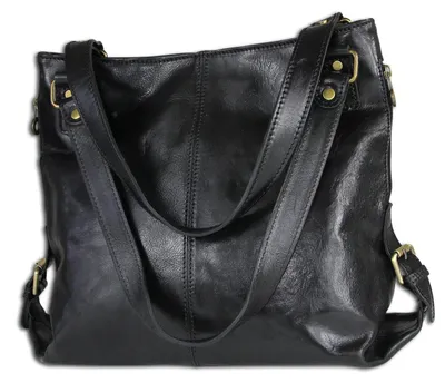 Immagine prodotto di Toscanto Handbags , Borsa con manico, Shopper in pelle nera OTT136SS