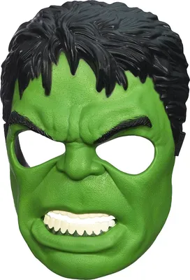 Produktbild von Kindermaske DEPOX®, Incredible Hulk, aus Kunststoff, grün, mit elastischer Befestigung, universelle Größe
