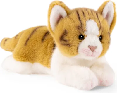 Immagine prodotto di Gatto Carl Dick sdraiato marrone-bianco ca. 25 cm.  Peluche, peluche, peluche 3701