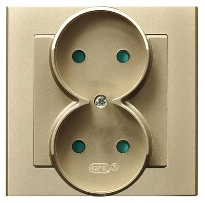 Obrázek produktu pro Ospel GP-2RP/39, Zlato, IP20, 16 A, 84 mm, 45 mm, 90 mm
