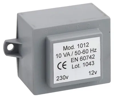 Image de Transformateur 220 - 12V pour gâche électrique, gris - THIRARD