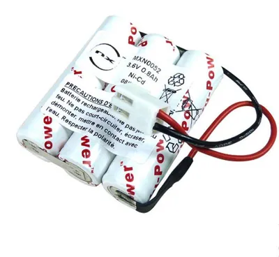 Immagine prodotto di Batterie 3.6V 800mAh NiCd 805147 Ecosafe - Compatibile con éclaiDIVERS