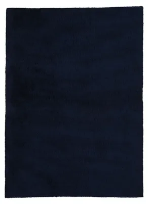 Produktbild von Hochflorteppich Silky Blau Flauschig weicher Langflor Shaggy Teppich 160x230 cm für Wohnzimmer, Schlafzimmer & Kinderzimmer