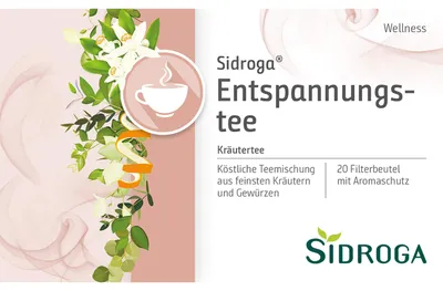 Produktbild von Sidroga Wellness-Tee Entspannungstee, 20 St. Filterbeutel
