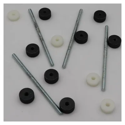 Produktbild von KIT Gewinde M6x130 Verzinkt Mit Muttern
