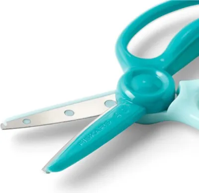 Image de Ciseaux d'apprentissage pour enfants, turquoise (à partir de 3 ans)