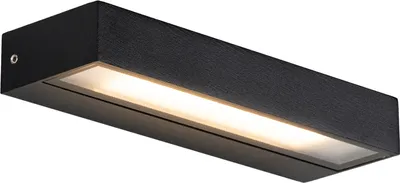 Produktbild von Moderne Wandleuchte Schwarz 22cm inkl LED IP65 Hannah
