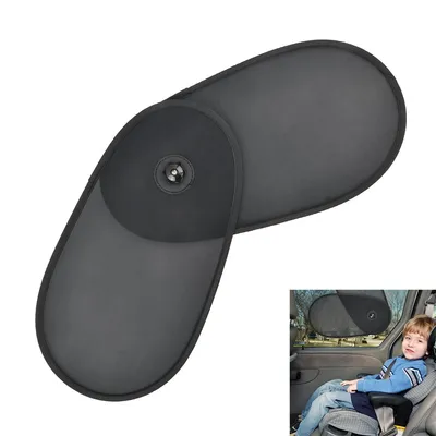 Produktbild von Autosonnenschutz, Auto Sonnenschutz Seitenscheibe, Autofenster Sonnenschutz Kinder, 40 X 21 cm, Mit Saugnäpfen, für Seitliche Windschutzscheiben