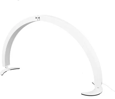Zdjęcie produktu dla Lampa LED do łazienki – 28 cali, 40 W, 3200 K–5600 K – 10 poziomów jasności, 7 kolorów – z regulacją jasności – metalowa lampa łazienkowa typu „nail”.