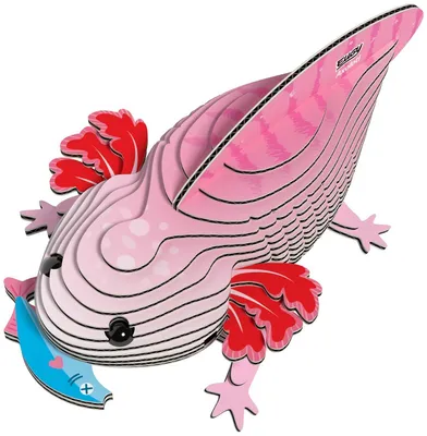 Produktbild von Eugy 3D Puzzle - Axolotl - Tierpuzzle - Kreatives Spielzeug